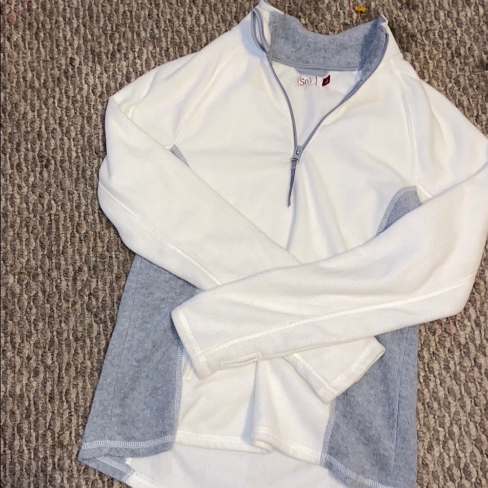 Half zip up.